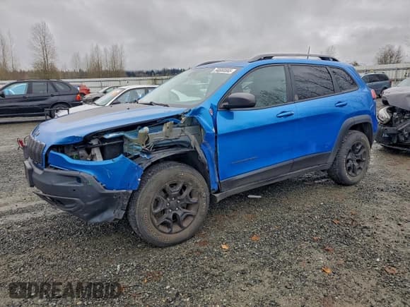 ✅ 2019 Jeep Cherokee Trailhawk • VIN: 1C4PJMBX4KD114110 • Lot: 94680565. Wystawiony na Copart z przebiegiem 65 441 mil. Bezpłatny archiwum sprzedaży aukcyjnych z USA i szczegółowy raport historii pojazdu na DreamBid. Zdjęcie 1.