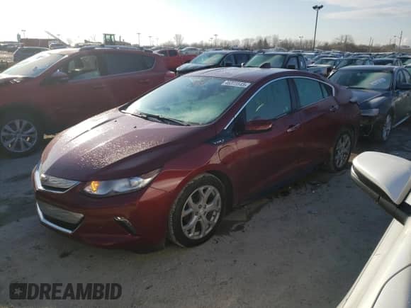 2017 Chevrolet Volt Premier z VIN 1G1RB6S5XHU104232, wystawiony jako Copart lot #46373543 z przebiegiem 94 666 mil mil oraz . Historia ofert i sprzedaży dostępna na DreamBid. Obrazek 1.
