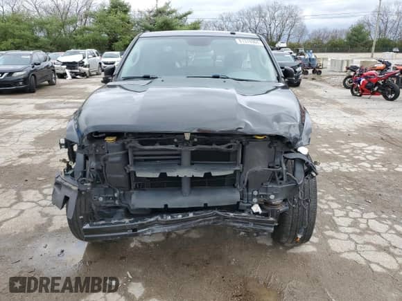 2016 Ram 1500 Express with VIN 3C6JR7AT1GG240487, listed as a Copart auction lot 81378904 with 102,480 mi miles and Salvage title. Bid and sale history available at DreamBid. Image 5.