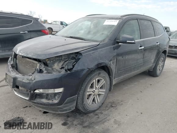 ✅ 2015 Chevrolet Traverse LT • VIN: 1GNKVHKD0FJ154341 • Lot: 43718764. Listed on IAAI with Not provided. Free auction sales archive from the USA and detailed vehicle history report at DreamBid. Image 2.