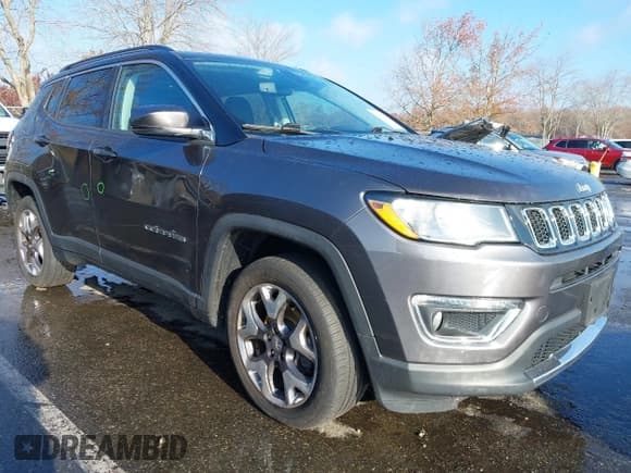 ✅ 2020 Jeep Compass Limited • VIN: 3C4NJDCB2LT138203 • Lot: 43650413. Listed on IAAI with 46,793 mi. Free auction sales archive from the USA and detailed vehicle history report at DreamBid. Image 1.