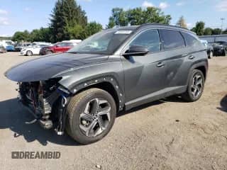 2022 Hyundai Tucson Limited with VIN KM8JECA10NU080037, listed as a Copart auction lot 70535755 with 27,844 mi miles and Salvage title. Bid and sale history available at DreamBid. Image 1.