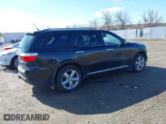 ✅ 2013 Dodge Durango Citadel • VIN: 1C4RDJEG9DC540135 • Lot: 42077404. Listed on IAAI with 161,261 mi. Free auction sales archive from the USA and detailed vehicle history report at DreamBid. Image 4.
