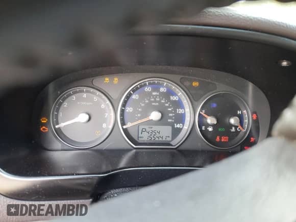 2011 Hyundai Santa Fe Limited with VIN 5XYZK4AG8BG047231, listed as a Copart auction lot 81772115 with 155,441 mi miles and Salvage title. Bid and sale history available at DreamBid. Image 9.