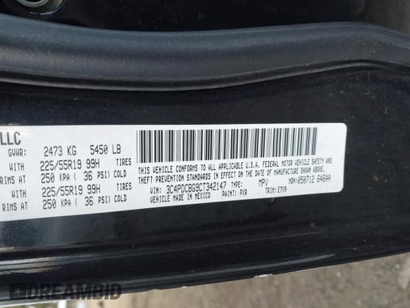 ✅ 2012 Dodge Journey SXT • VIN: 3C4PDCBG9CT342147 • Lot: 43851477. Wystawiony na IAAI z przebiegiem 259 577 mil. Bezpłatny archiwum sprzedaży aukcyjnych z USA i szczegółowy raport historii pojazdu na DreamBid. Zdjęcie 9.