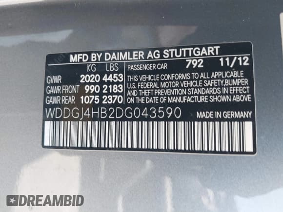 ✅ 2013 Mercedes-Benz C 250 • VIN: WDDGJ4HB2DG043590 • Lot: 42920565. Wystawiony na IAAI z przebiegiem 69 568 mil. Bezpłatny archiwum sprzedaży aukcyjnych z USA i szczegółowy raport historii pojazdu na DreamBid. Zdjęcie 9.