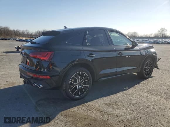 ✅ 2024 Audi SQ5 Sportback Premium Plus • VIN: WA124AFY4R2087462 • Lot: 48183665. Listed on Copart with 2,992 mi. Free auction sales archive from the USA and detailed vehicle history report at DreamBid. Image 3.