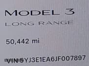 ✅ 2018 Tesla Model 3 Long Range Battery • VIN: 5YJ3E1EA6JF007897 • Lot: 43681611. Wystawiony na IAAI z przebiegiem 50 442 mil. Bezpłatny archiwum sprzedaży aukcyjnych z USA i szczegółowy raport historii pojazdu na DreamBid. Zdjęcie 15.