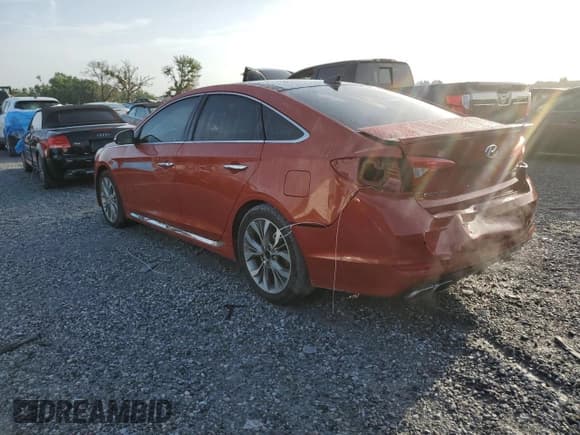 ✅ 2015 Hyundai Sonata Sport • VIN: 5NPE34AB9FH141584 • Lot: 60423015. Wystawiony na Copart z przebiegiem 73 307 mil. Bezpłatny archiwum sprzedaży aukcyjnych z USA i szczegółowy raport historii pojazdu na DreamBid. Zdjęcie 2.