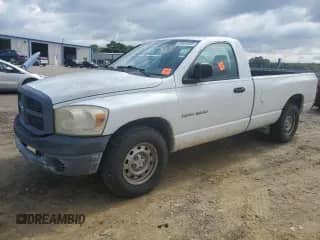 2007 Dodge 1500 ST z VIN 1D7HA16K87J580574, wystawiony jako Copart lot #83855935 z przebiegiem 177 172 mil mil oraz Czysty tytuł • Clean title. Historia ofert i sprzedaży dostępna na DreamBid. Obrazek 1.