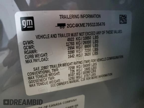 ✅ 2025 Chevrolet Silverado 2500HD Custom • VIN: 2GC4KME79S1135476 • Lot: 59478875. Wystawiony na Copart z przebiegiem 1 659 mil. Bezpłatny archiwum sprzedaży aukcyjnych z USA i szczegółowy raport historii pojazdu na DreamBid. Zdjęcie 12.