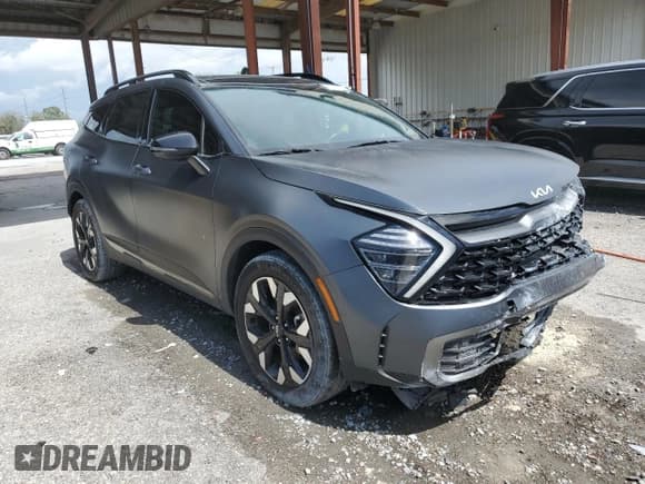 ✅ 2023 Kia Sportage X-Line Prestige • VIN: KNDPZDAH2P7054658 • Лот: 63937505. Опубликован ранее на Copart с пробегом 27 222 миль. Бесплатный доступ к архиву аукционных продаж из США и подробный отчёт об истории автомобиля на DreamBid. Изображение 4.