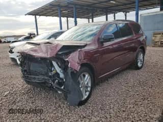 2025 Dodge Durango R/T Plus with VIN 1C4SDJCT9SC504606, listed as a Copart auction lot 86062334 with 1,717 mi miles and Salvage title. Bid and sale history available at DreamBid. Image 1.