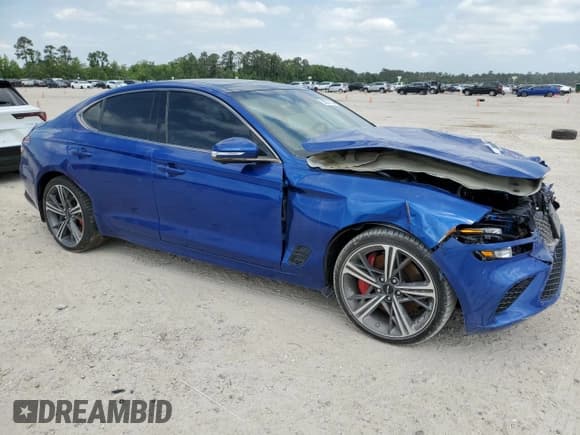 ✅ 2025 Genesis G70 Sport Advanced • VIN: KMTG54SEXSU147021 • Лот: 53327825. Опубликован ранее на Copart с пробегом 4 599 миль. Бесплатный доступ к архиву аукционных продаж из США и подробный отчёт об истории автомобиля на DreamBid. Изображение 4.