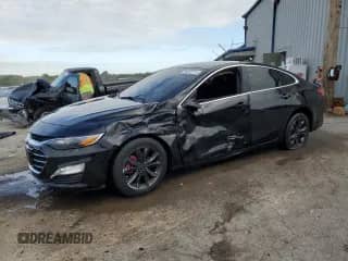 2020 Chevrolet Malibu LT with VIN 1G1ZD5ST0LF114204, listed as a Copart auction lot 84935115 with 99,186 mi miles and Salvage title. Bid and sale history available at DreamBid. Image 1.