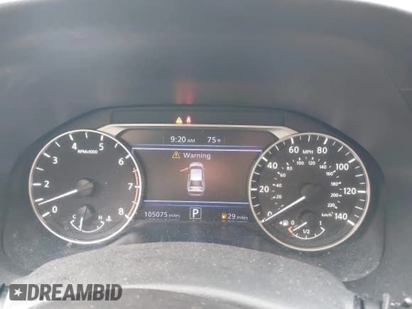 ✅ 2021 Nissan Altima SV • VIN: 1N4BL4DV5MN334620 • Lot: 43663401. Wystawiony na IAAI z przebiegiem 105 075 mil. Bezpłatny archiwum sprzedaży aukcyjnych z USA i szczegółowy raport historii pojazdu na DreamBid. Zdjęcie 7.