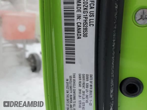 ✅ 2023 Dodge Challenger GT • VIN: 2C3CDZKG1PH528530 • Lot: 45149265. Wystawiony na Copart z przebiegiem 21 954 mil. Bezpłatny archiwum sprzedaży aukcyjnych z USA i szczegółowy raport historii pojazdu na DreamBid. Zdjęcie 13.