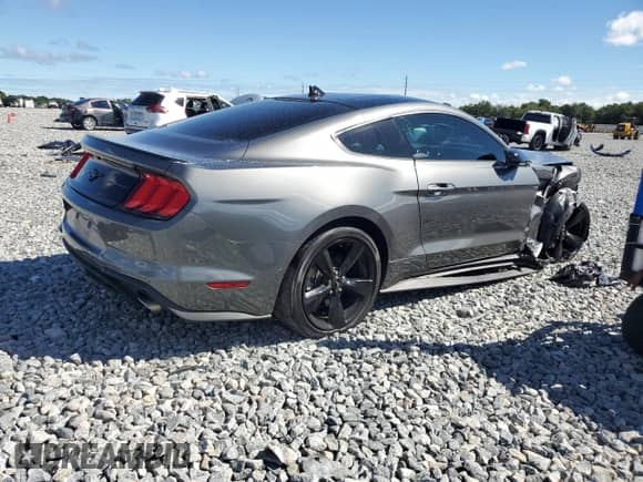 2023 Ford Mustang EcoBoost Premium z VIN 1FA6P8TH6P5107997, wystawiony jako Copart lot #82104175 z przebiegiem 23 108 mil mil oraz Nie do naprawy • Non repairable. Historia ofert i sprzedaży dostępna na DreamBid. Obrazek 3.