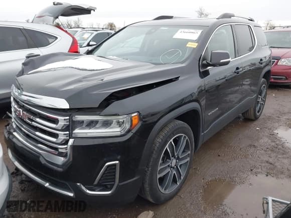 ✅ 2023 GMC Acadia SLT • VIN: 1GKKNMLS1PZ222281 • Lot: 43660865. Listed on IAAI with 46,873 mi. Free auction sales archive from the USA and detailed vehicle history report at DreamBid. Image 17.