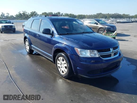 ✅ 2017 Dodge Journey SE • VIN: 3C4PDCAB0HT503871 • Lot: 43732218. Listed on IAAI with 211,579 mi. Free auction sales archive from the USA and detailed vehicle history report at DreamBid. Image 1.
