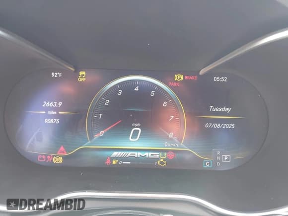 ✅ 2020 Mercedes-Benz C 43 AMG • VIN: 55SWF6EB3LU331939 • Lot: 42684811. Wystawiony na IAAI z przebiegiem 90 875 mil. Bezpłatny archiwum sprzedaży aukcyjnych z USA i szczegółowy raport historii pojazdu na DreamBid. Zdjęcie 7.