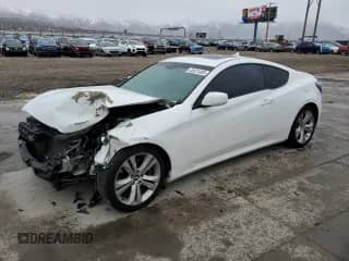 2011 Hyundai Genesis Coupe Premium с VIN KMHHT6KDXBU054779, выставлен на аукционе Copart как лот 46521405 с пробегом Не указан миль и Списание • Salvage title. История ставок и продаж доступна на DreamBid. Изображение 1.
