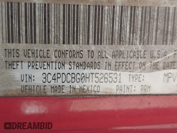 ✅ 2017 Dodge Journey SXT • VIN: 3C4PDCBG0HT526531 • Лот: 43588091. Опубликован ранее на IAAI с пробегом 224 059 миль. Бесплатный доступ к архиву аукционных продаж из США и подробный отчёт об истории автомобиля на DreamBid. Изображение 9.