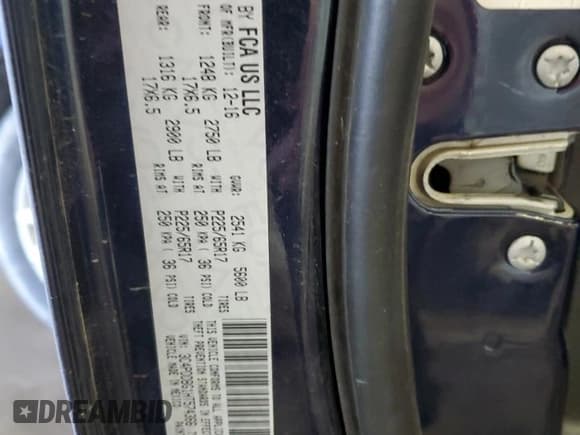 ✅ 2017 Dodge Journey SXT • VIN: 3C4PDDBG1HT574366 • Лот: 90578005. Опубликован ранее на Copart с пробегом 148 118 миль. Бесплатный доступ к архиву аукционных продаж из США и подробный отчёт об истории автомобиля на DreamBid. Изображение 13.