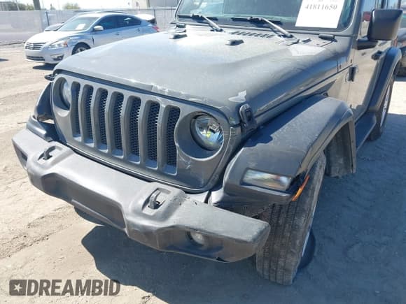 ✅ 2020 Jeep Wrangler Sport S • VIN: 1C4GJXAN4LW208110 • Lot: 41811650. Listed on IAAI with 48,623 mi. Free auction sales archive from the USA and detailed vehicle history report at DreamBid. Image 6.