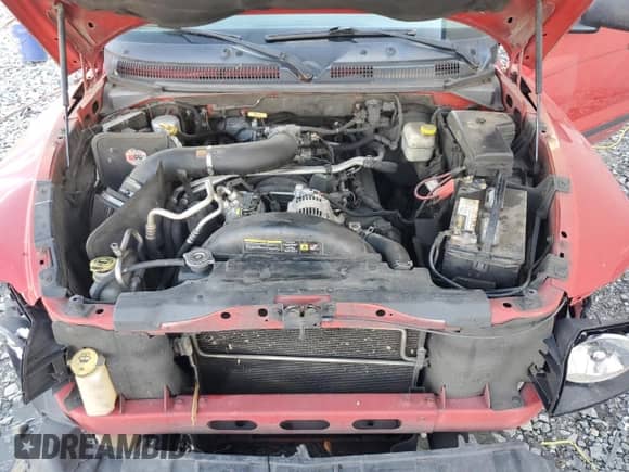 2006 Dodge Dakota SLT with VIN 1D7HE42N76S501233, listed as a Copart auction lot 80200934 with 281,599 mi miles and Salvage title. Bid and sale history available at DreamBid. Image 11.