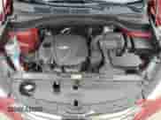 2014 Hyundai Santa Fe with VIN 5XYZUDLB0EG151762, listed as a Copart auction lot 91348525 with 135,823 mi miles and Salvage title. Bid and sale history available at DreamBid. Image 12.