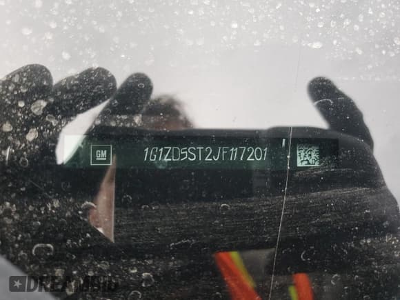 ✅ 2018 Chevrolet Malibu LT • VIN: 1G1ZD5ST2JF117201 • Lot: 69857805. Listed on Copart with Not provided. Free auction sales archive from the USA and detailed vehicle history report at DreamBid. Image 12.