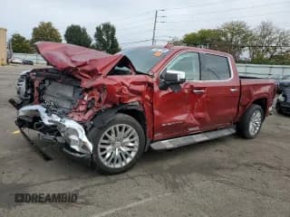 ✅ 2025 GMC Sierra 1500 SLT • VIN: 3GTUUDED8SG191318 • Лот: 82421985. Опубликован ранее на Copart с пробегом 4 487 миль. Бесплатный доступ к архиву аукционных продаж из США и подробный отчёт об истории автомобиля на DreamBid. Изображение 1.