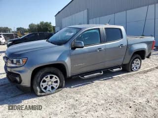 ✅ 2021 Chevrolet Colorado 2WD LT • VIN: 1GCGSCEN9M1193781 • Лот: 72059554. Опубликован ранее на Copart с пробегом 27 758 миль. Бесплатный доступ к архиву аукционных продаж из США и подробный отчёт об истории автомобиля на DreamBid. Изображение 1.