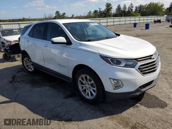 2020 Chevrolet Equinox LT with VIN 2GNAXJEV0L6197815, listed as a Copart auction lot 85345185 with 112,026 mi miles and Salvage title. Bid and sale history available at DreamBid. Image 4.