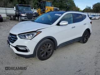 ✅ 2017 Hyundai Santa Fe Ultimate • VIN: 5XYZW4LA2HG476418 • Лот: 84270955. Опубликован ранее на Copart с пробегом 114 046 миль. Бесплатный доступ к архиву аукционных продаж из США и подробный отчёт об истории автомобиля на DreamBid. Изображение 1.