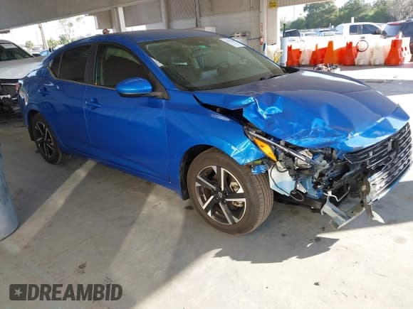 ✅ 2024 Nissan Sentra SV • VIN: 3N1AB8CV5RY224228 • Lot: 43793369. Listed on IAAI with 17,688 mi. Free auction sales archive from the USA and detailed vehicle history report at DreamBid. Image 1.