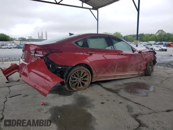 ✅ 2020 Genesis G80 Sport • VIN: KMTFN4JB6LU339167 • Lot: 52109135. Listed on Copart with 87,738 mi. Free auction sales archive from the USA and detailed vehicle history report at DreamBid. Image 3.