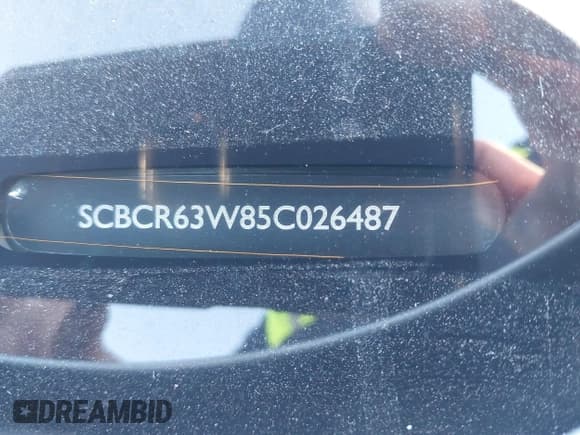 ✅ 2005 Bentley Continental GT GT • VIN: SCBCR63W85C026487 • Lot: 43501300. Listed on IAAI with 42,314 mi. Free auction sales archive from the USA and detailed vehicle history report at DreamBid. Image 17.