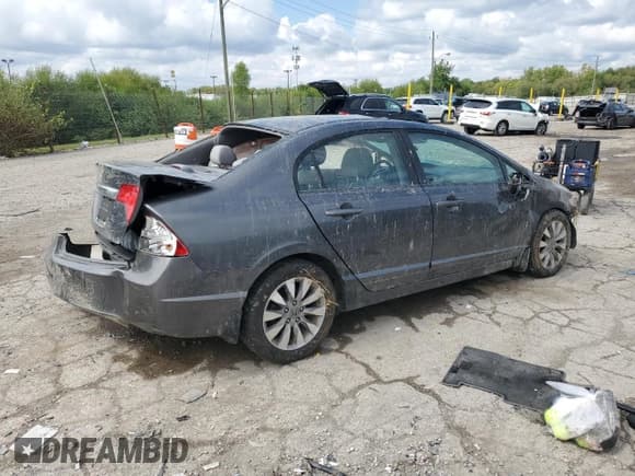 ✅ 2011 Honda Civic EX • VIN: 2HGFA1F89BH502063 • Lot: 81772175. Listed on Copart with 78,465 mi. Free auction sales archive from the USA and detailed vehicle history report at DreamBid. Image 3.