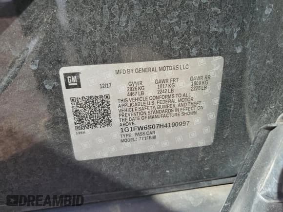 ✅ 2017 Chevrolet Bolt EV LT • VIN: 1G1FW6S07H4190997 • Lot: 81056884. Wystawiony na Copart z przebiegiem 133 053 mil. Bezpłatny archiwum sprzedaży aukcyjnych z USA i szczegółowy raport historii pojazdu na DreamBid. Zdjęcie 13.