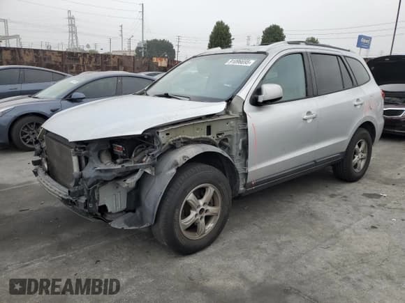 ✅ 2007 Hyundai Santa Fe GLS • VIN: 5NMSG13D77H091190 • Lot: 91096695. Listed on Copart with 204,104 mi. Free auction sales archive from the USA and detailed vehicle history report at DreamBid. Image 1.