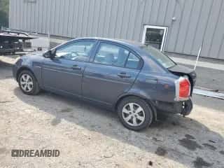 2008 Hyundai Accent GLS with VIN KMHCN46CX8U276130, listed as a Copart auction lot 70699884 with 136,620 mi miles and Salvage title. Bid and sale history available at DreamBid. Image 2.