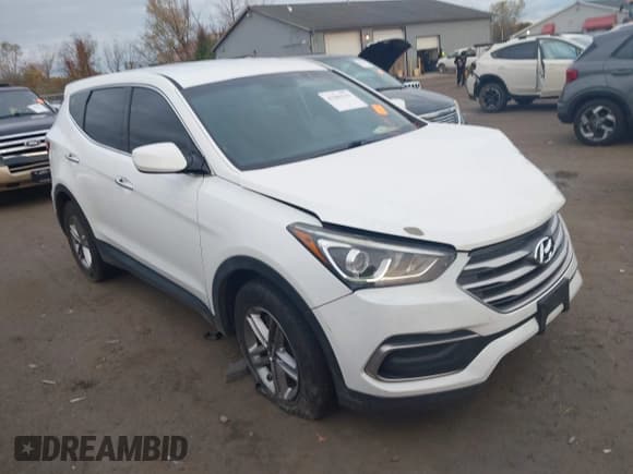✅ 2018 Hyundai Santa Fe 2.4L • VIN: 5NMZT3LB1JH057936 • Лот: 43505515. Опубликован ранее на IAAI с пробегом 152 899 миль. Бесплатный доступ к архиву аукционных продаж из США и подробный отчёт об истории автомобиля на DreamBid. Изображение 1.