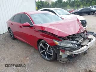 2018 Honda Accord Sport with VIN 1HGCV1F36JA212307, listed as a IAAI auction lot 42891470 with Not provided miles and . Bid and sale history available at DreamBid. Image 1.