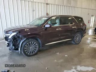 ✅ 2024 Hyundai Palisade Calligraphy • VIN: KM8R7DGE8RU649056 • Лот: 67464445. Опубликован ранее на Copart с пробегом 43 170 миль. Бесплатный доступ к архиву аукционных продаж из США и подробный отчёт об истории автомобиля на DreamBid. Изображение 1.