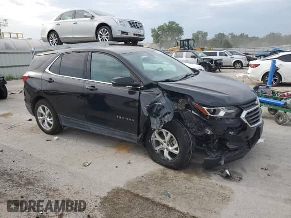 2018 Chevrolet Equinox LT with VIN 2GNAXTEX8J6158058, listed as a Copart auction lot 65911895 with 102,078 mi miles and Salvage title. Bid and sale history available at DreamBid. Image 4.