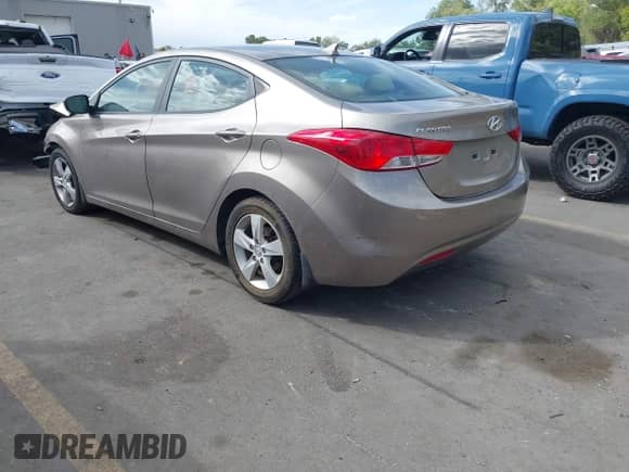 2013 Hyundai Elantra Limited with VIN 5NPDH4AE0DH199720, listed as a IAAI auction lot 43192359 with 118,383 mi miles and . Bid and sale history available at DreamBid. Image 3.