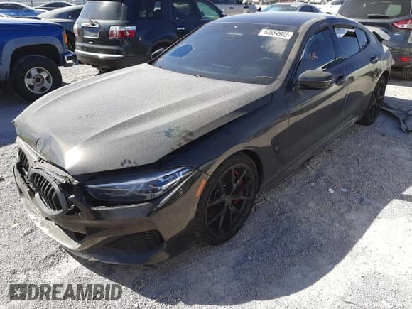 ✅ 2020 BMW 8 Series M850i • VIN: WBAGV8C04LBP48797 • Lot: 62884902. Listed on Copart with 23,894 mi. Free auction sales archive from the USA and detailed vehicle history report at DreamBid. Image 2.