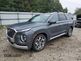 2021 Hyundai Palisade Calligraphy с VIN KM8R7DHE8MU303953, выставлен на аукционе Copart как лот 71694485 с пробегом 57 135 миль миль и Списание • Salvage title. История ставок и продаж доступна на DreamBid. Изображение 1.